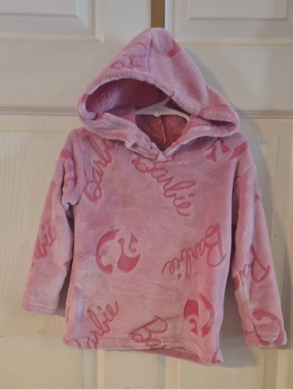Barbie Pink Plush Hoodie